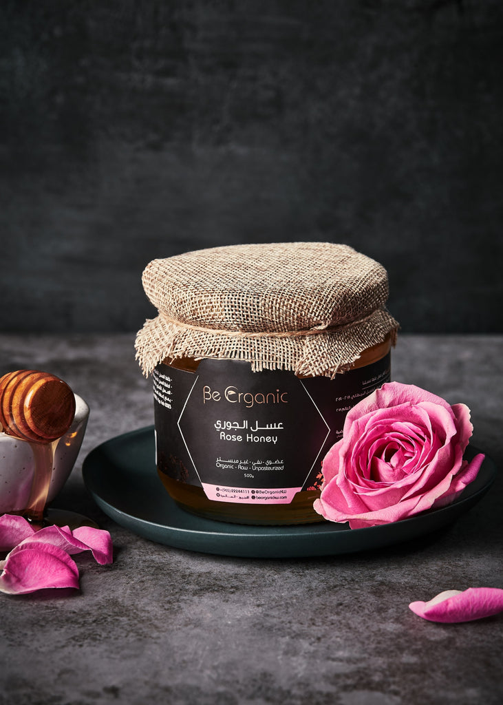 French Rose Honey - Rose Honey - rich antioxidant - improve immunity - be organic - beorganic - natural heal - بي أورجانيك - تقوية المناعة - عسل معجزة الشفاء - علاج طبيعي - مضادات الأكسدة - المناعة - عسل الورد الفرنسي - عسل الورد