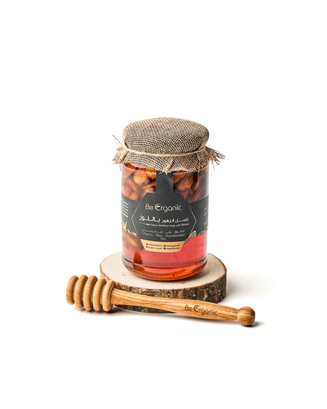 Multifloral Honey Blend With Almonds - 460g - Be Organic