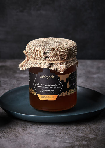 Kuwaiti Special Royal Sidr Honey - Sidr Honey - rich antioxidant - improve immunity - be organic - beorganic - natural heal - بي أورجانيك - تقوية المناعة - عسل معجزة الشفاء - علاج طبيعي - مضادات الأكسدة - المناعة - عسل السدر الملكي الكويتي - عسل السدر