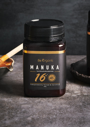 New Zealand UMF 16+ Manuka Honey - Manuka Honey - rich antioxidant - improve immunity - be organic - beorganic - natural heal - بي أورجانيك - تقوية المناعة - عسل معجزة الشفاء - علاج طبيعي - مضادات الأكسدة - المناعة - نيوزيلندا UMF 16+ عسل مانوكا - عسل المانوكا