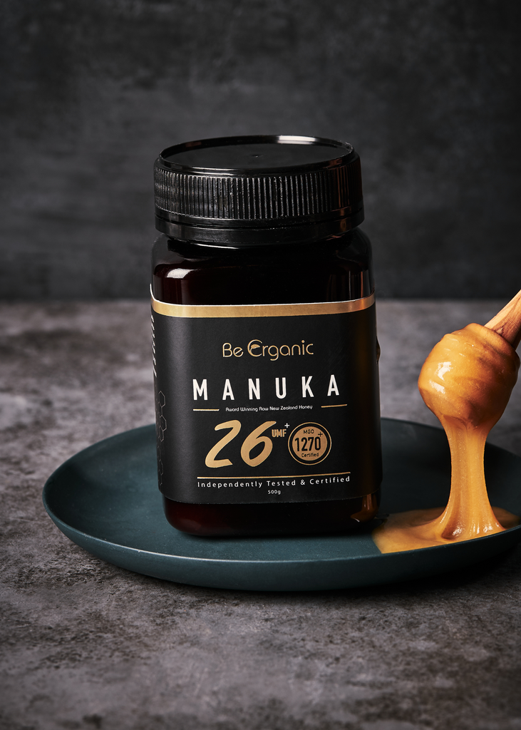 New Zealand UMF 26+ Manuka Honey - 500g - Be Organic - Manuka Honey