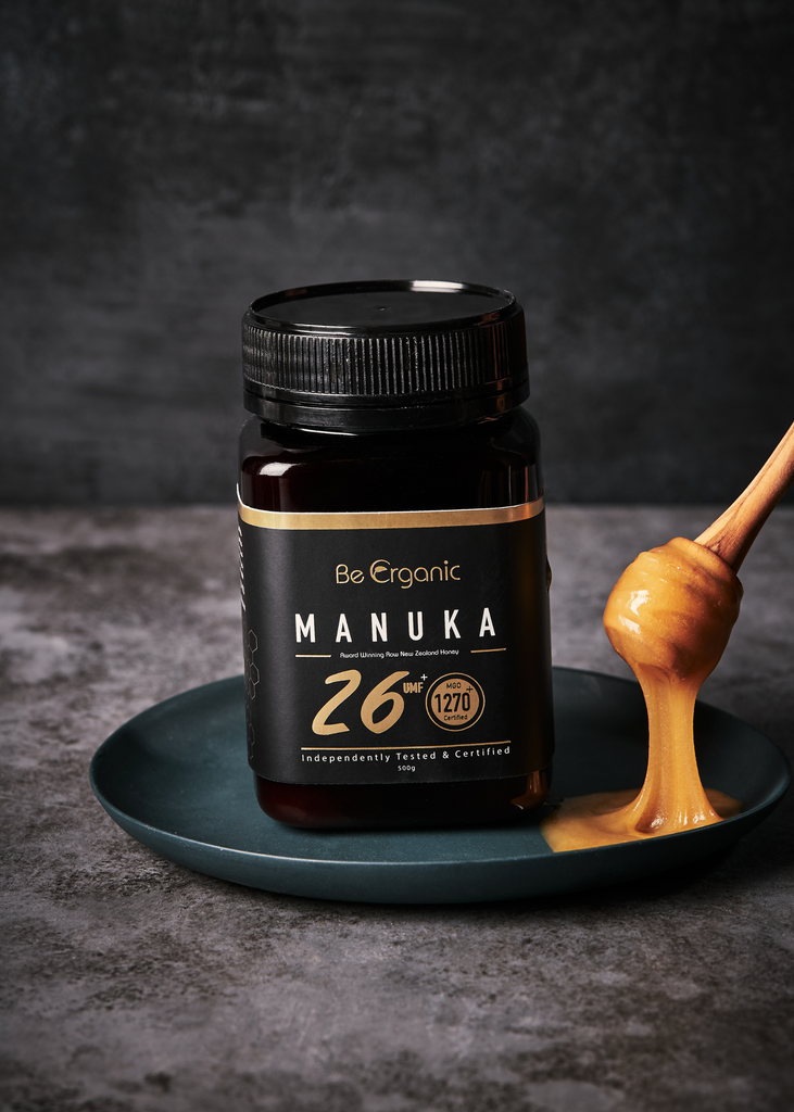 New Zealand UMF 26+ Manuka Honey - 500g - Be Organic - Manuka Honey