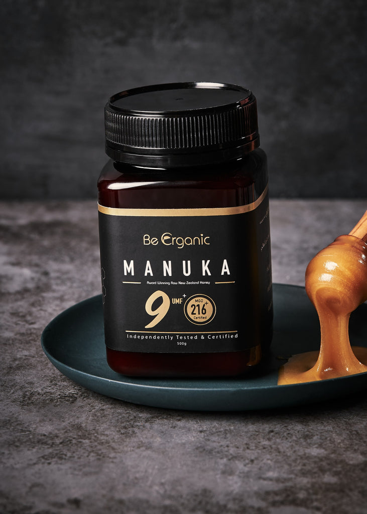 New Zealand UMF 9+ Manuka Honey - Manuka Honey - rich antioxidant - improve immunity - be organic - beorganic - natural heal - بي أورجانيك - تقوية المناعة - عسل معجزة الشفاء - علاج طبيعي - مضادات الأكسدة - المناعة - نيوزيلندا UMF 9+ عسل مانوكا - عسل المانوكا