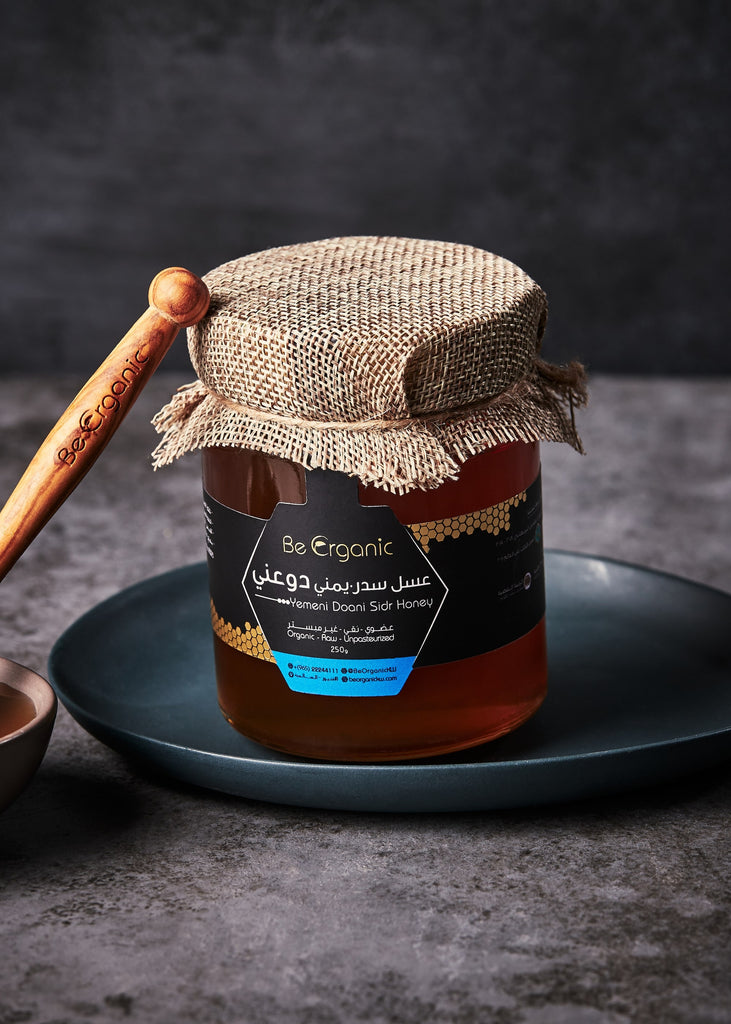 Yemeni Doani Sidr Honey - Sidr Honey - rich antioxidant - improve immunity - be organic - beorganic - natural heal - بي أورجانيك - تقوية المناعة - عسل معجزة الشفاء - علاج طبيعي - مضادات الأكسدة - المناعة - عسل السدر اليمني الدوعني - عسل السدر